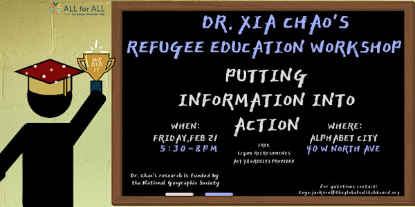 Refugee Education Workshop Series: Putting Information into Action
