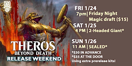 Sun 11 am sealed Theros Beyond Death Release Weekend primary image