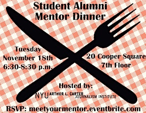 Meet Your Mentor Dinner primary image