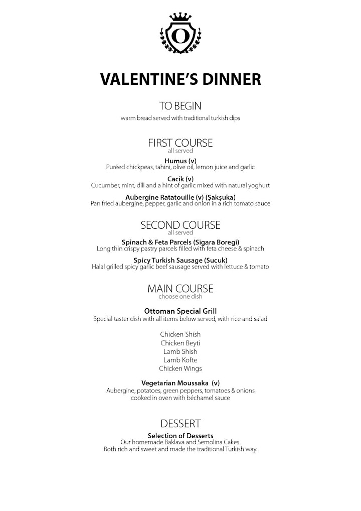 Valentines Day Southampton - Four Course Meal and Live Music image