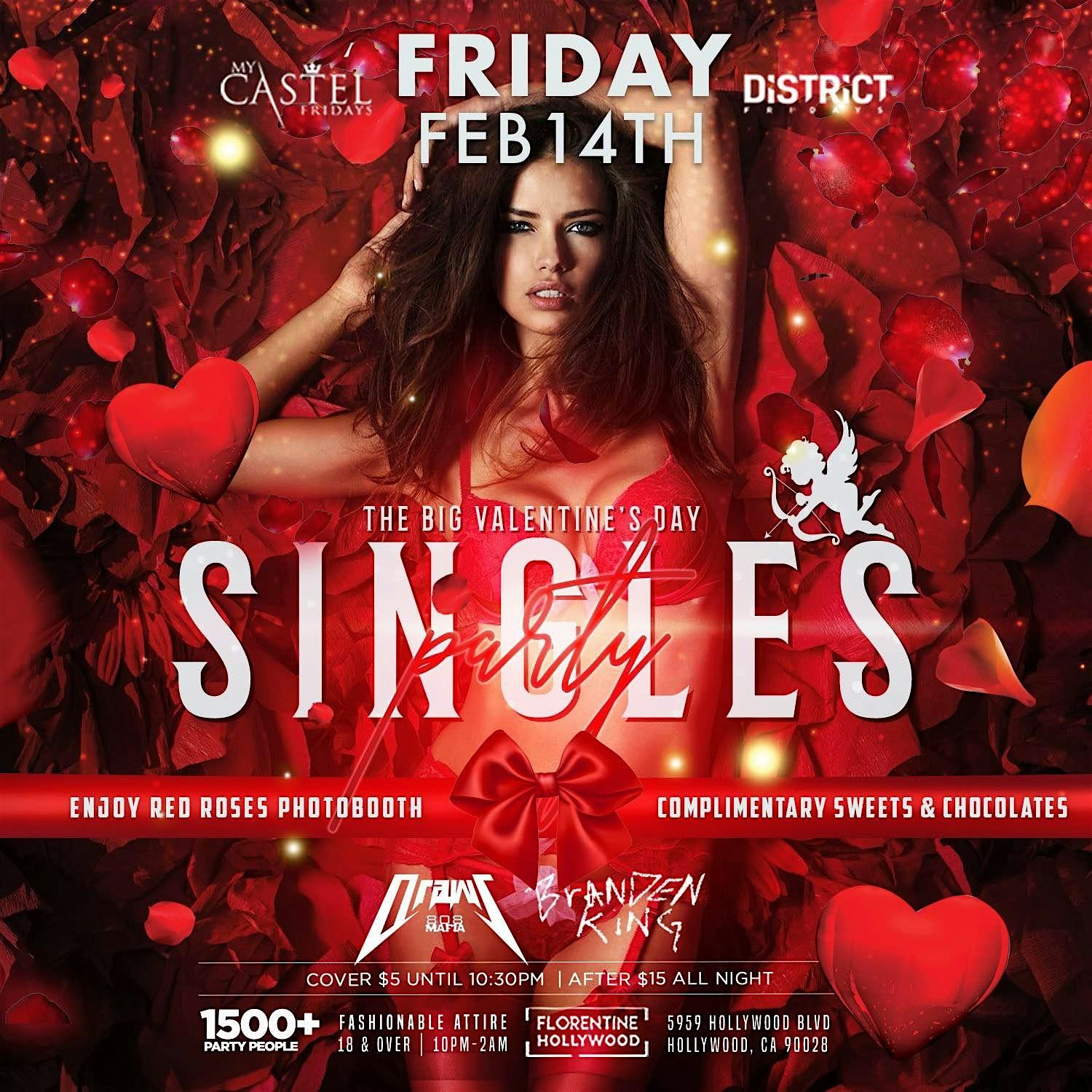 Valentines Singles Party At District Fridays 18 Inside Florentine