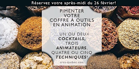 PIMENTER VOTRE COFFRE À OUTILS EN ANIMATION primary image