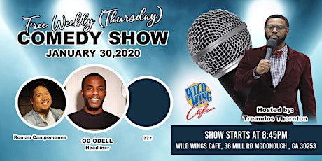 Funny Thursday’s Comedy Show(Wild Wings Cafe) Mcdonough primary image