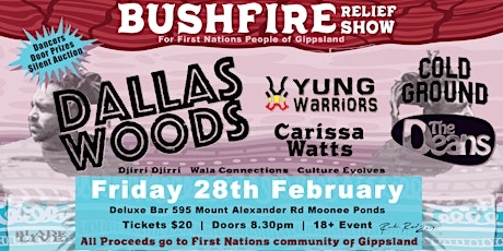 Fire Relief Fundraiser for First Nations People of Gippsland primary image