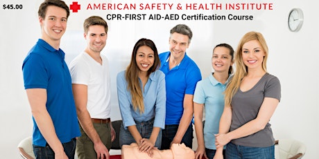 CPR-FIRST AID-AED CERTIFICATION COURSE primary image