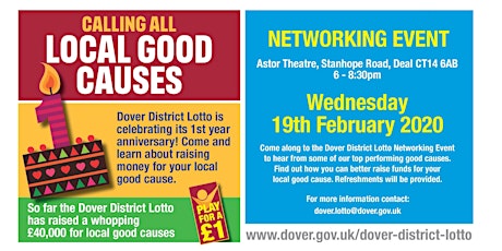 Dover District Lotto - Networking Event primary image