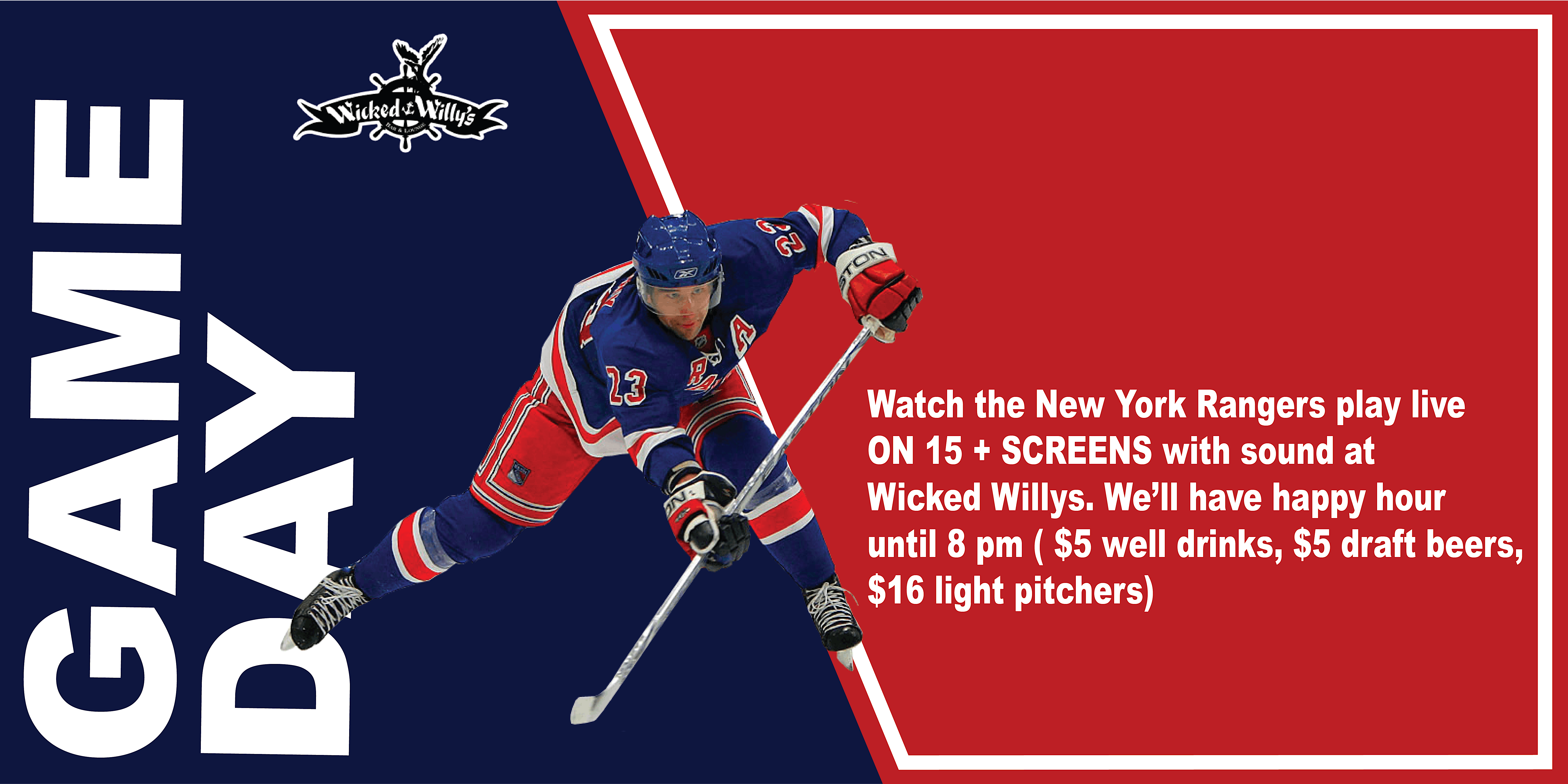 New York Rangers Games Watch Party!!
