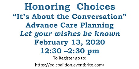 Honoring Choices - Advanced Care Planning
