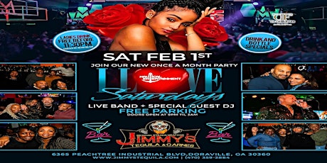 "I Love Saturday's" featuring Live R&B Bands primary image