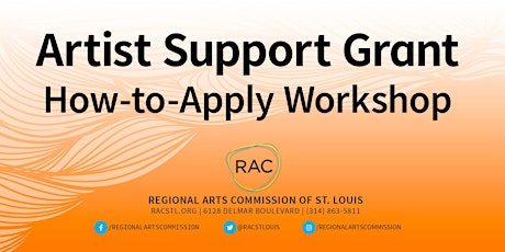Artist Support Grant How-to-Apply Workshop at RAC: Spring 2020 primary image