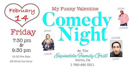 Valentines Day Comedy Night primary image