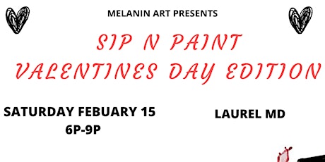Sip N Paint Party  Valentine's Day Edition primary image