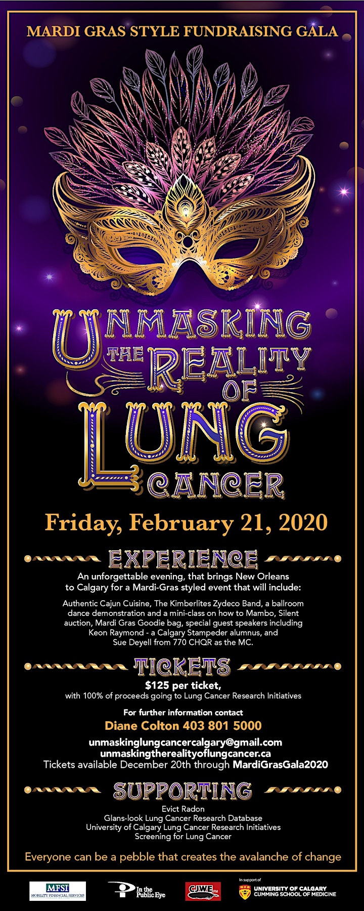 
		Unmasking the Reality of Lung Cancer  New Orleans Style Gala image
