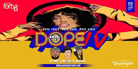 Hot 97 Dope 90s versus 2000s party | DJ Enuff | Massive b | Mr Cee | Wallah primary image