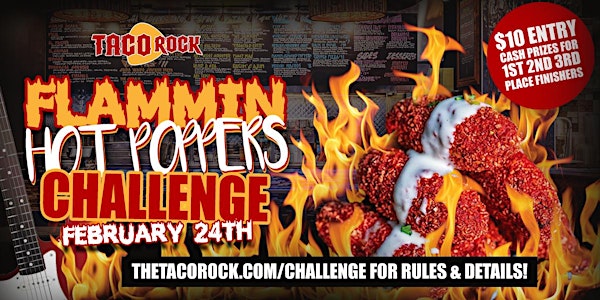 Flammin Hot Poppers Challenge