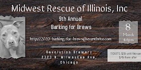 9th Annual Barking for Brews Beer Tasting Fundraiser primary image