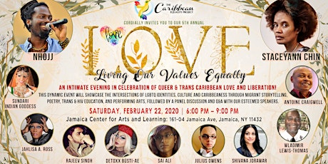 Imagem principal do evento Love is L.O.V.E.: Living Our Values Equally
