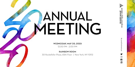 Avenue of the Americas Association's Annual Meeting 2020 primary image