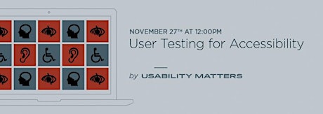 Lunch 'n Learn: User Testing for Accessibility Webinar primary image