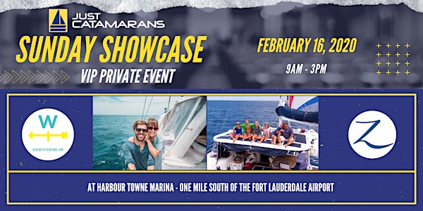 Just Catamarans Private Event in Fort Lauderdale