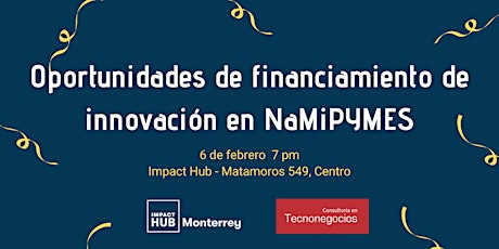 Imagen principal de Oportunidades de financiamiento para la  innovación en NaMiPYMES