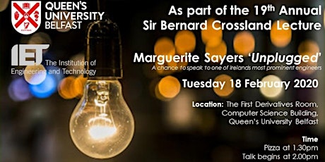 Sir Bernard Crossland Unplugged Student-only Event