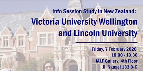 Info Session: Victoria University Wellington & Lincoln University NZ primary image