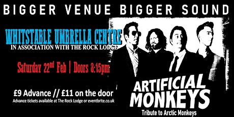 Artificial Monkeys (Arctic Monkeys Tribute) live in Whitstable