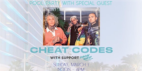 Cheat Codes.3.1.2020 @ Seminole Hard Rock Hotel & Casino Tampa primary image
