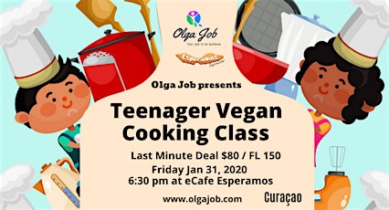 Teenager Vegan Cooking Class primary image