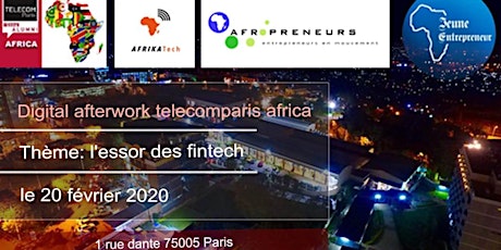 Image principale de Digital Afterwork Club Télécom Paris Africa spécial Fintech