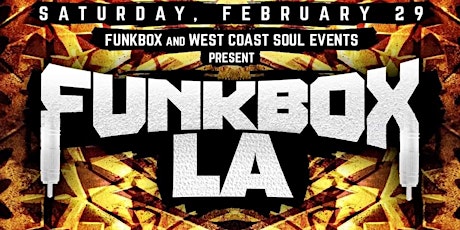 FUNKBOX LA w / Tony Touch and Mr. V. primary image