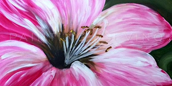 Best Paint and Sip in Bellflower 'Pink Hibiscus' !