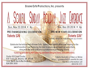 Groove Cafe's Soulful Sunday Pre-Thanksgiving Celebration primary image