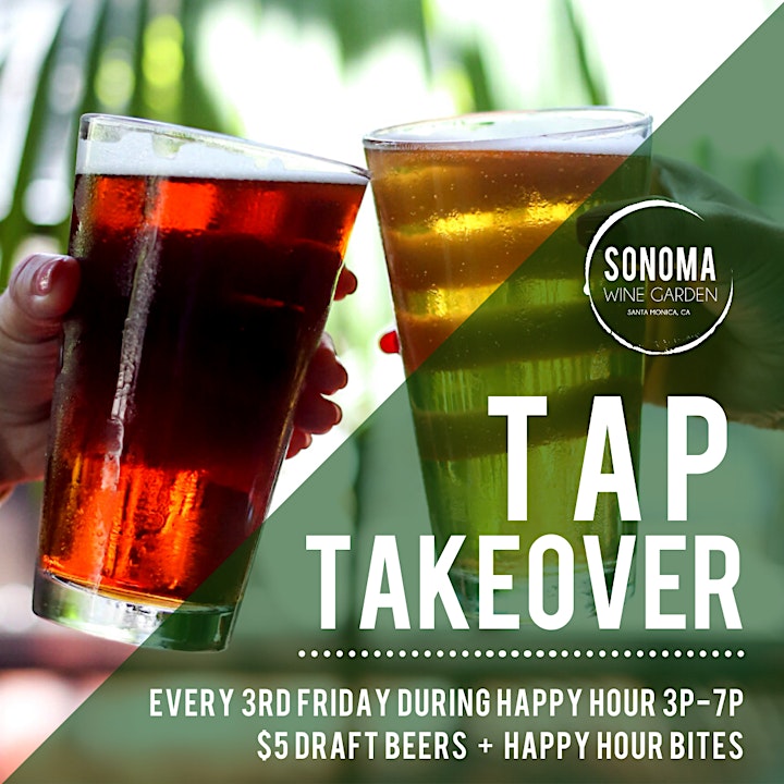 Tap Takeover Beer Specials 5 Tickets Fri Mar 20 2020 At 3 00