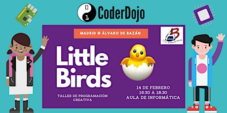 Imagen principal de Inauguración Coderdojo - CEIP Álvaro de Bazán - Little Birds