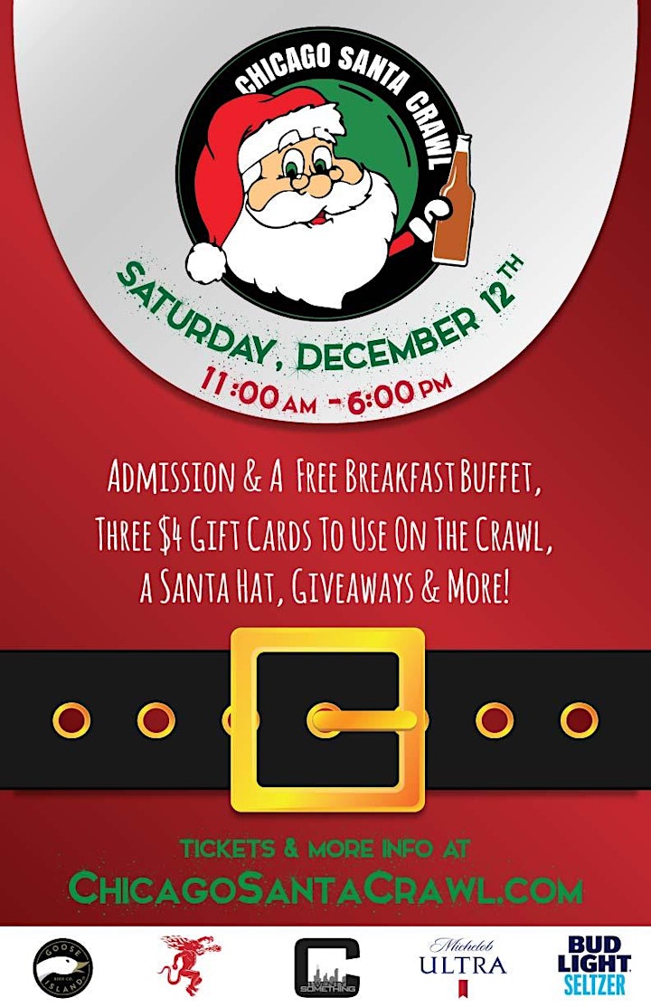 The Chicago Santa Crawl In River North A Holiday Themed Bar
