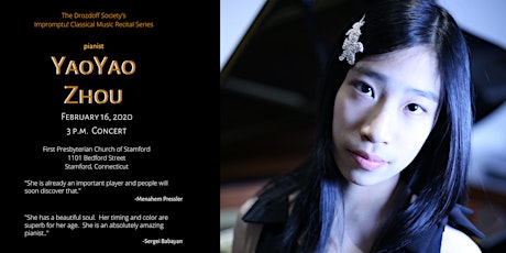 PRODIGIES:  YAOYAO ZHOU, pianist primary image