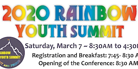 LGBT Rainbow Youth Summit - 2020 primary image