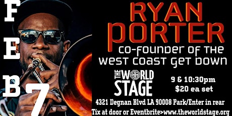 The World Stage presents *RYAN PORTER*  primary image