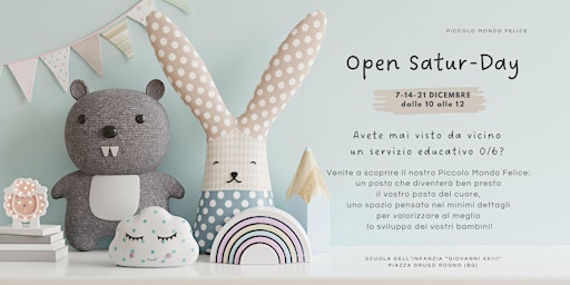 Image principale de OPEN SATUR-DAY Scuola dell'Infanzia "Giovanni XXIII" Rogno (BG)