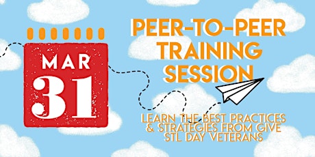 Give STL Day Peer-to-Peer Training 2020 – Learn Best Practices & Strategies from Give STL Day Veterans  primary image