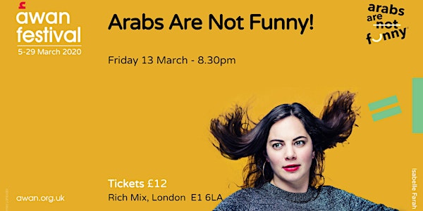 Arabs Are Not Funny! AWAN festival