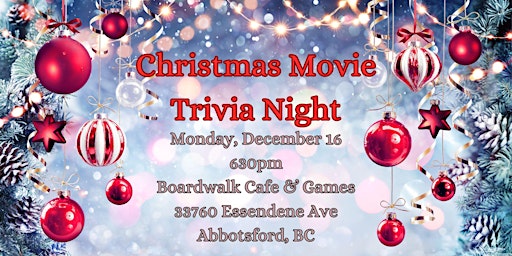 Image principale de Christmas Movie Trivia Night