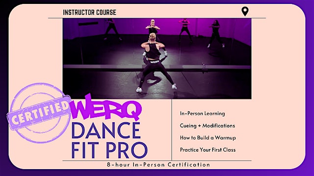 WERQ Dance Fit Pro Certification | Rosemont, IL | 8/23/26 primary image