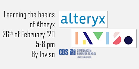 Learning Alteryx w/Inviso primary image