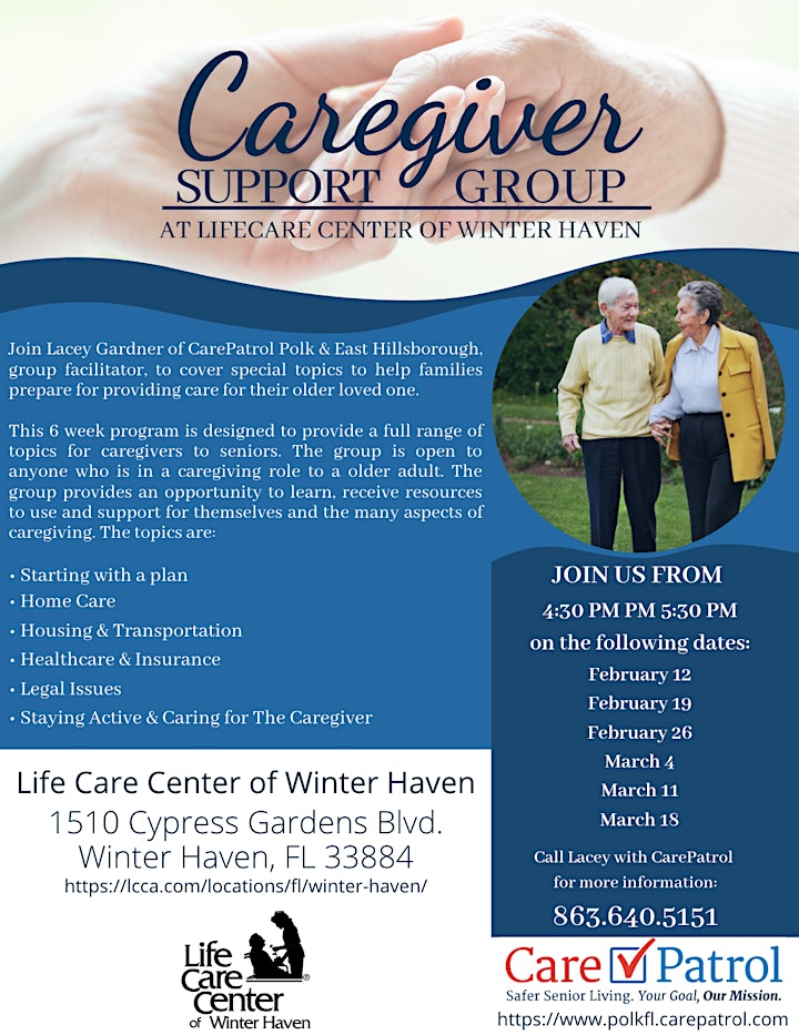 Caregiver Support Group Winter Haven Life Care Center Of Winter
