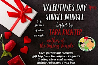 Valentine's Day Single Mingle & Book Signing of the "Dating Jungle Series" primary image