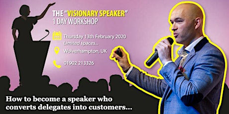 THE “VISIONARY SPEAKER” 1-Day Workshop | Professional Speaking primary image
