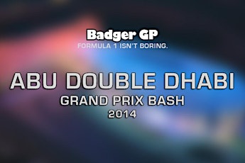 Badger's Abu Dhabi GP Bash primary image